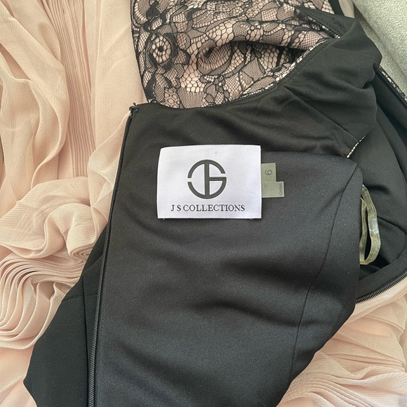 JS Collections Formal Dress - Size 6 + Evening Clutch - Picture 6 of 12